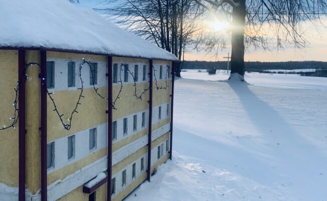 Mazā Birzgales skoliņa ziemā