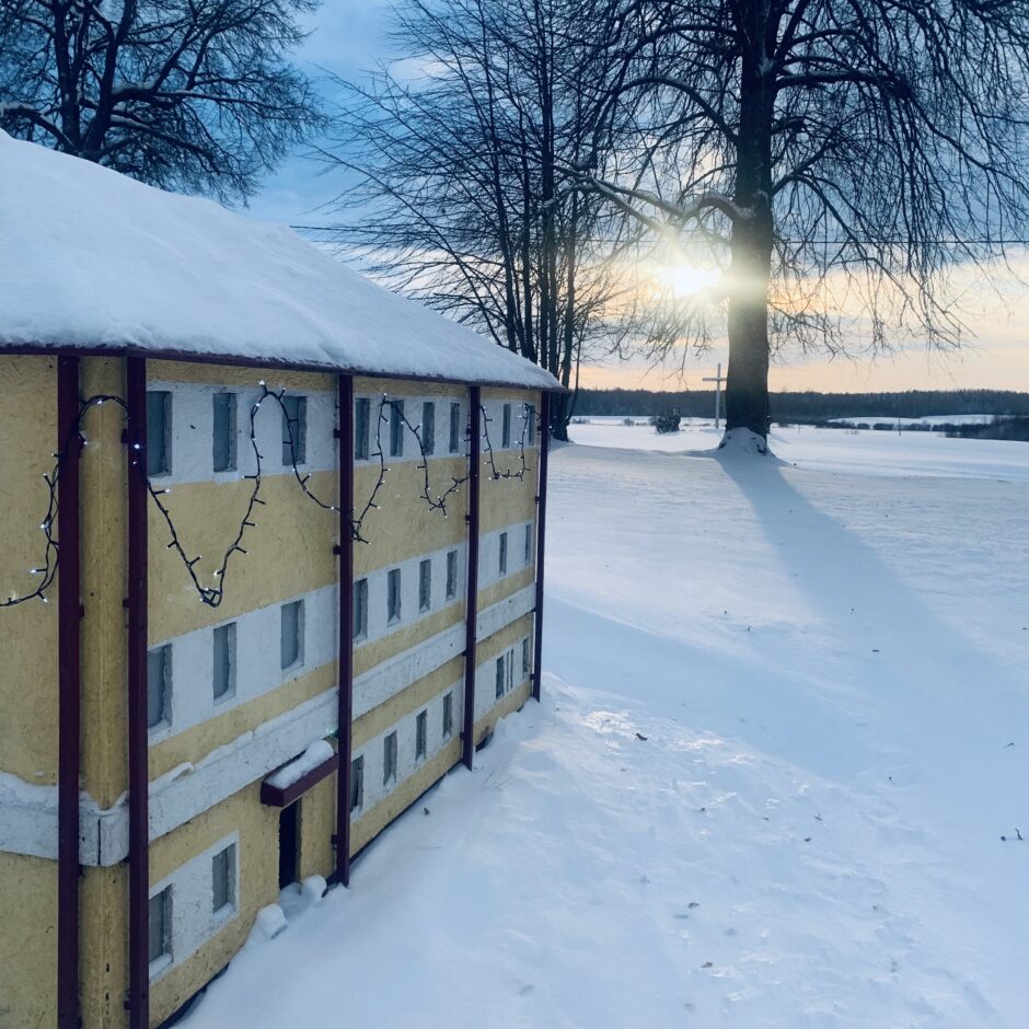 Mazā Birzgales skoliņa ziemā
