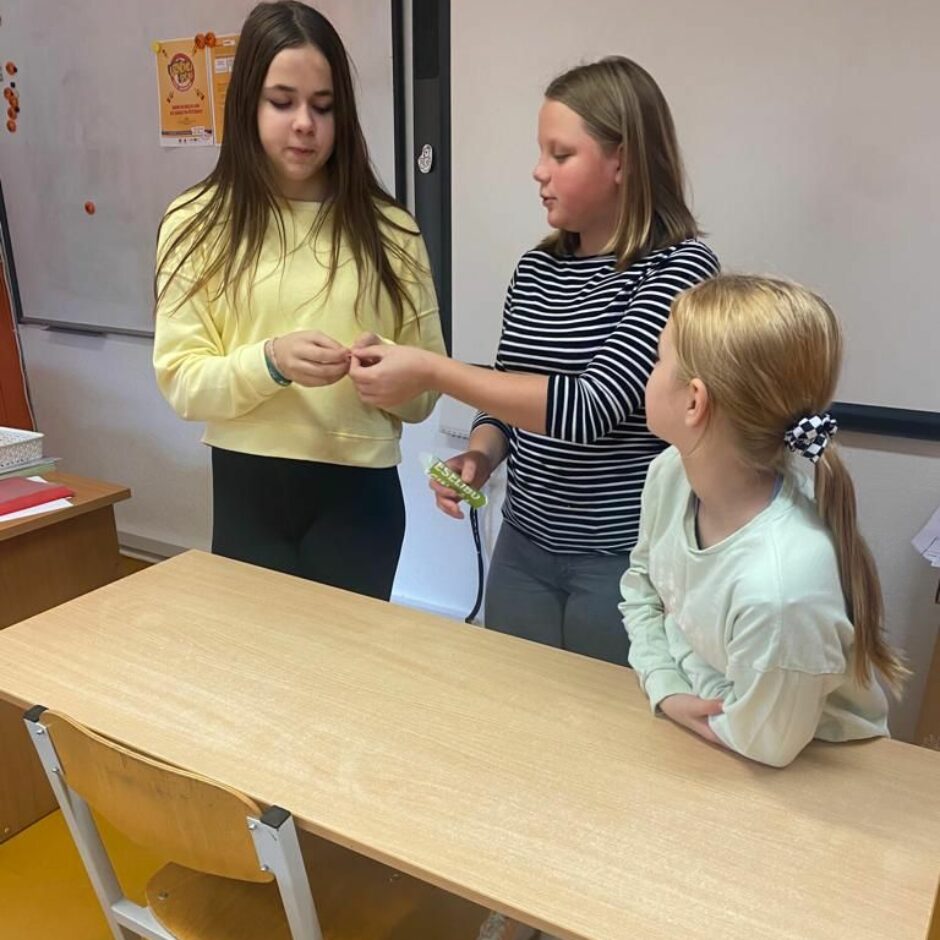 Skolēni Karjeras nedēļas pasākumā