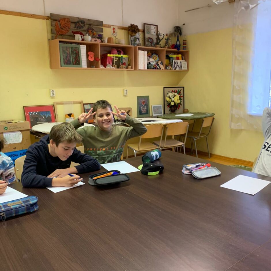 Skolēni Karjeras nedēļas pasākumā