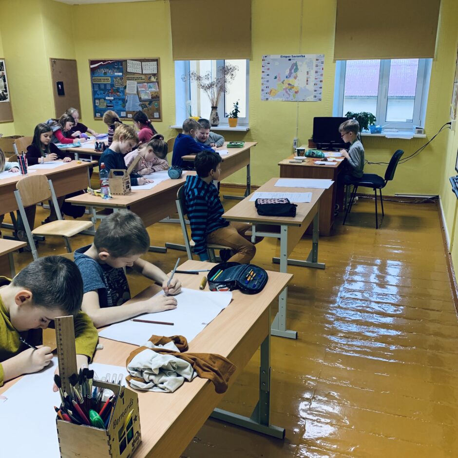 1.-2.klašu skolēni 