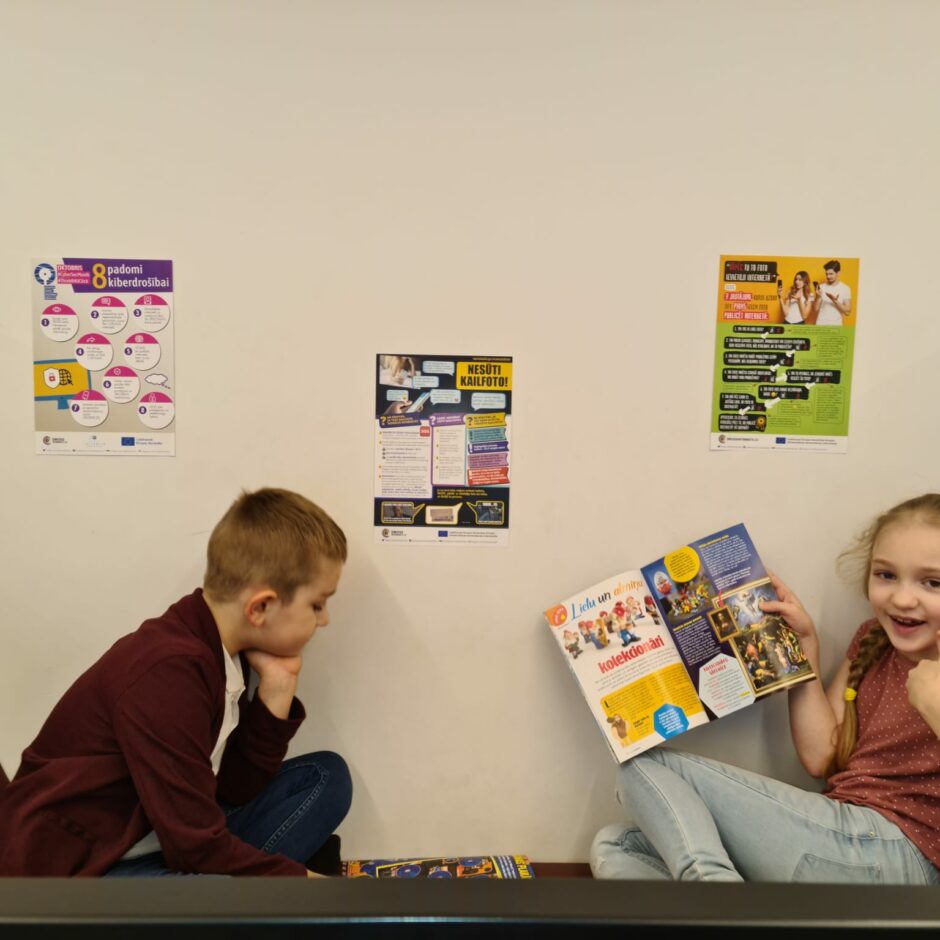 1.klase apmeklē Ogres bibliotēku