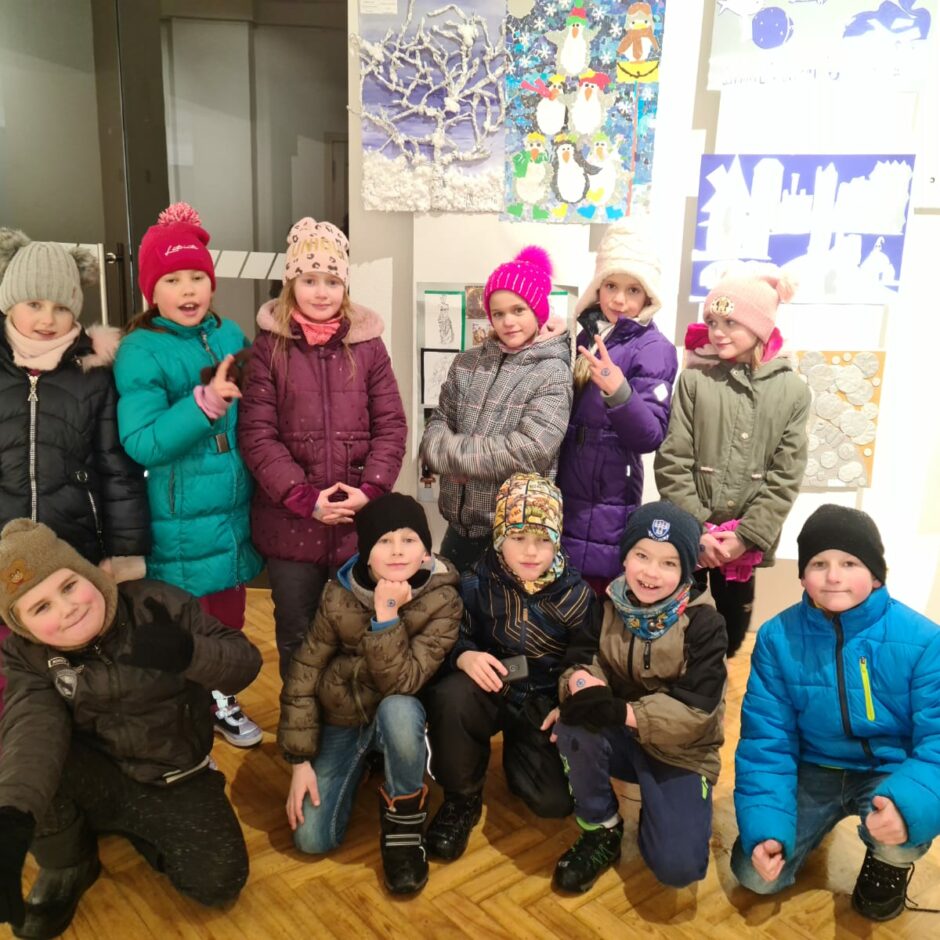 2. un 3.klase Ledus skulptūru festivālā