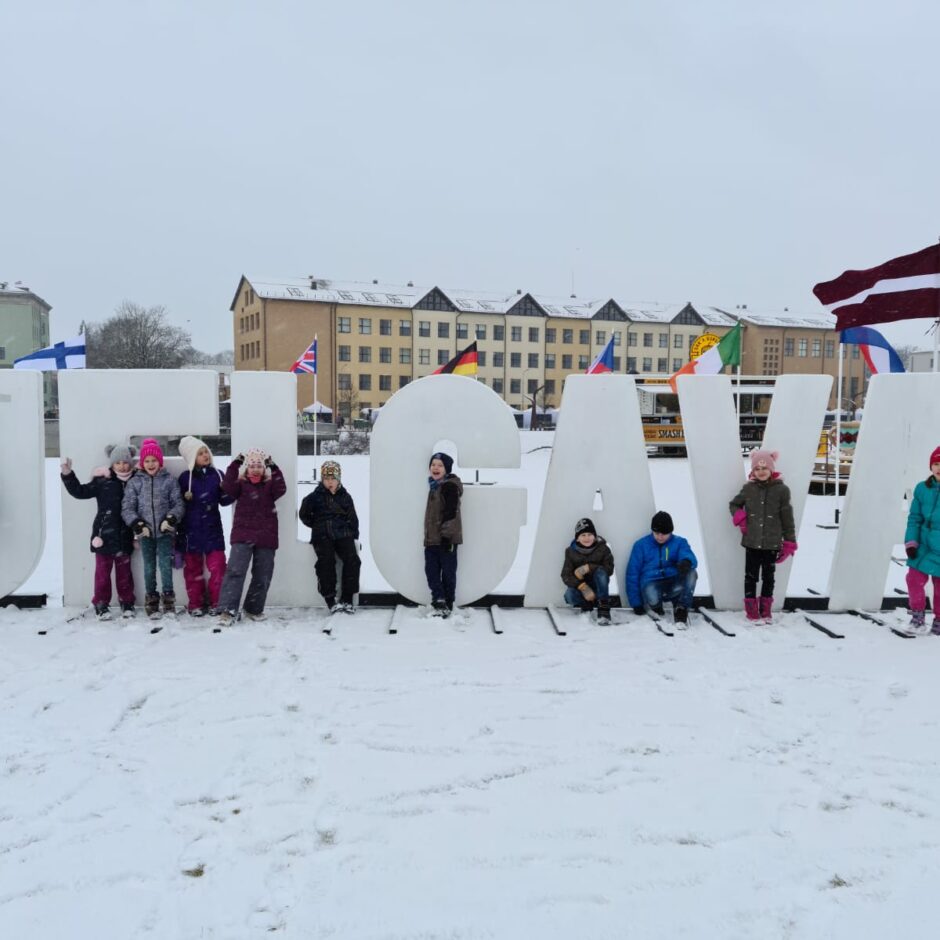 2. un 3.klase Ledus skulptūru festivālā