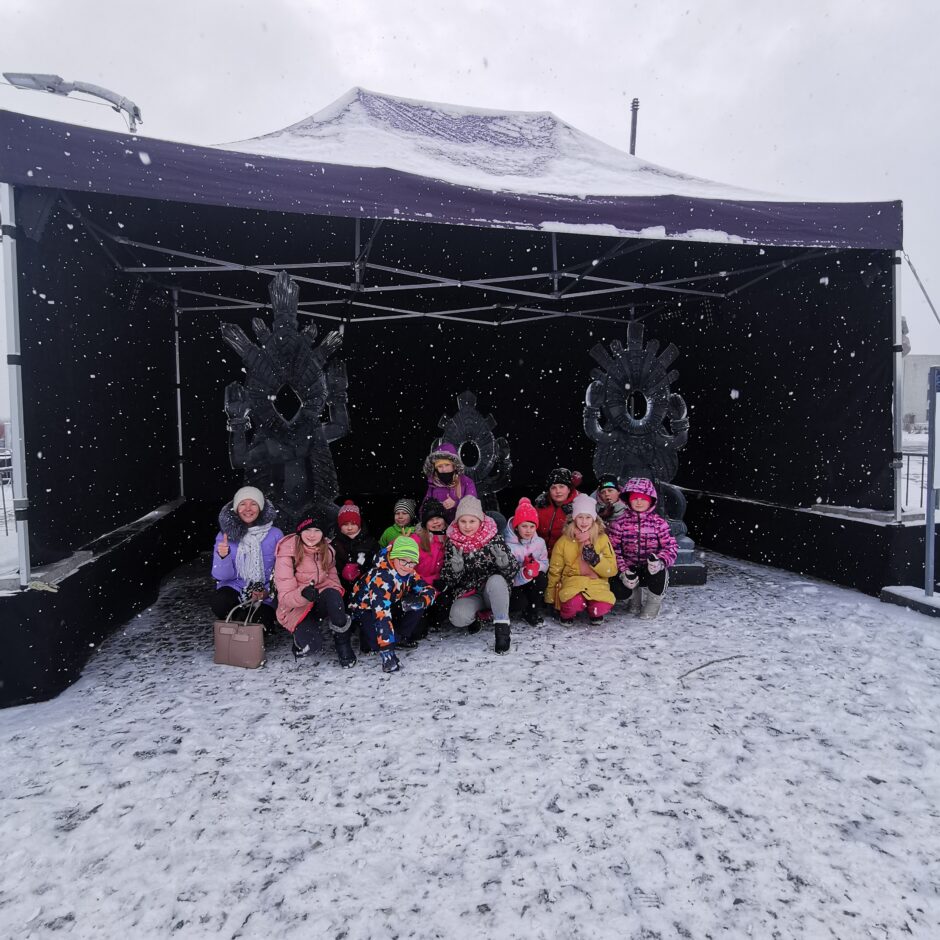 2. un 3.klase Ledus skulptūru festivālā