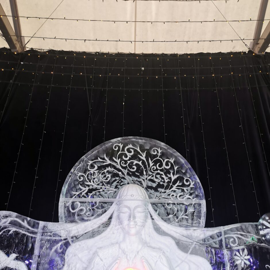 2. un 3.klase Ledus skulptūru festivālā