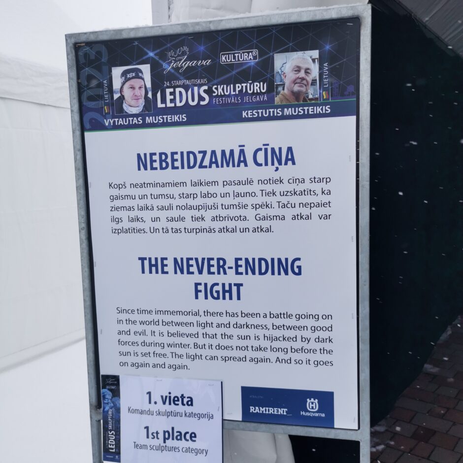 2. un 3.klase Ledus skulptūru festivālā