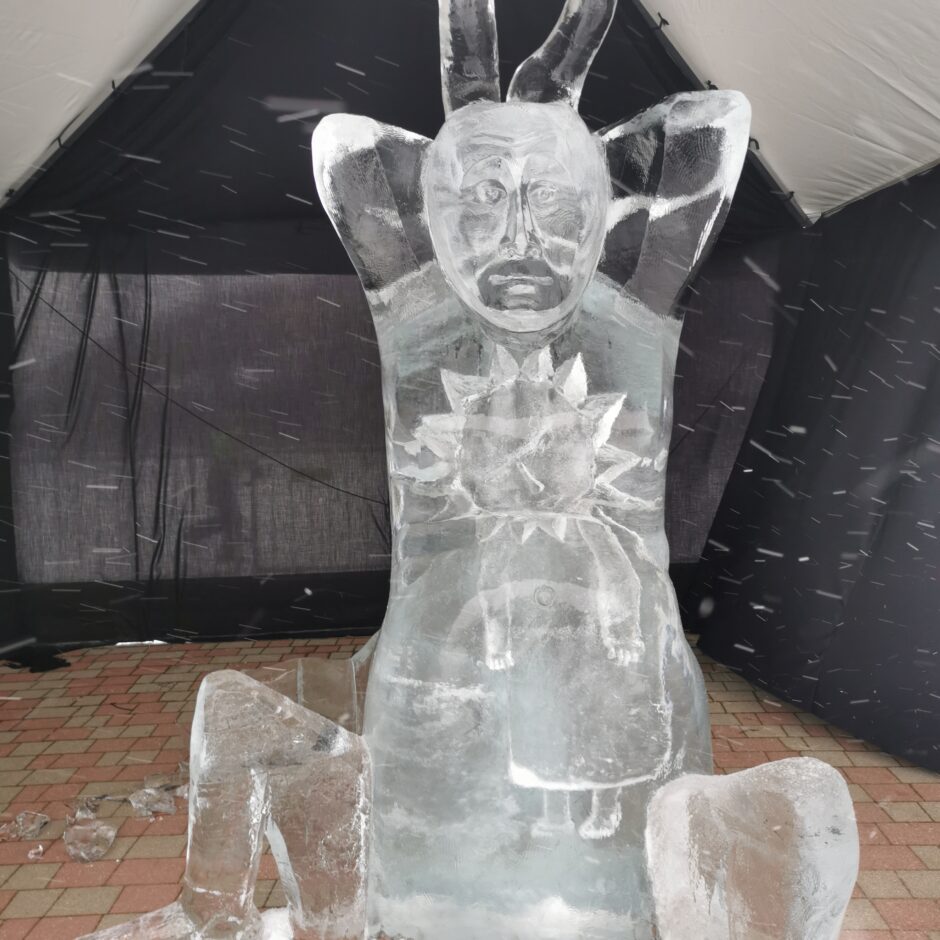 2. un 3.klase Ledus skulptūru festivālā