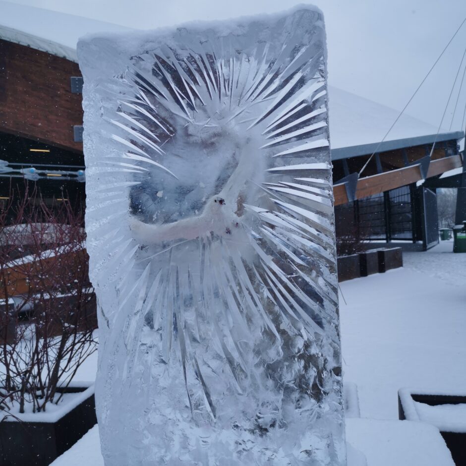 2. un 3.klase Ledus skulptūru festivālā