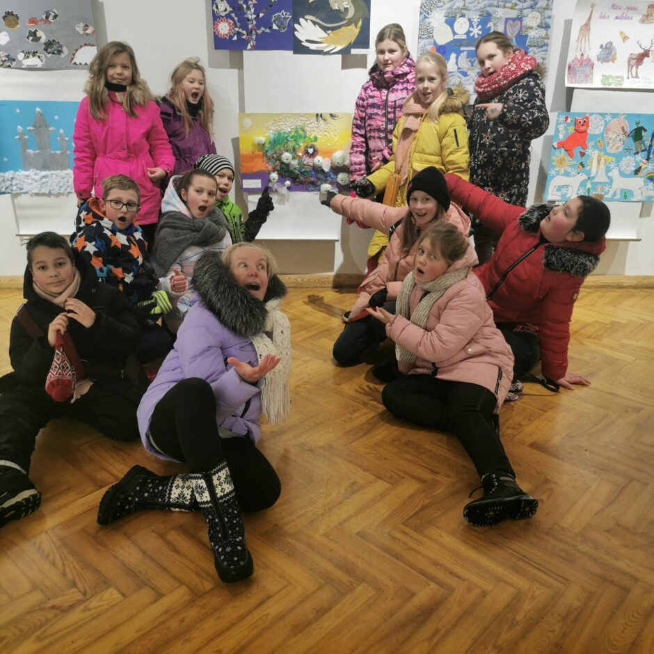 2. un 3.klase Ledus skulptūru festivālā