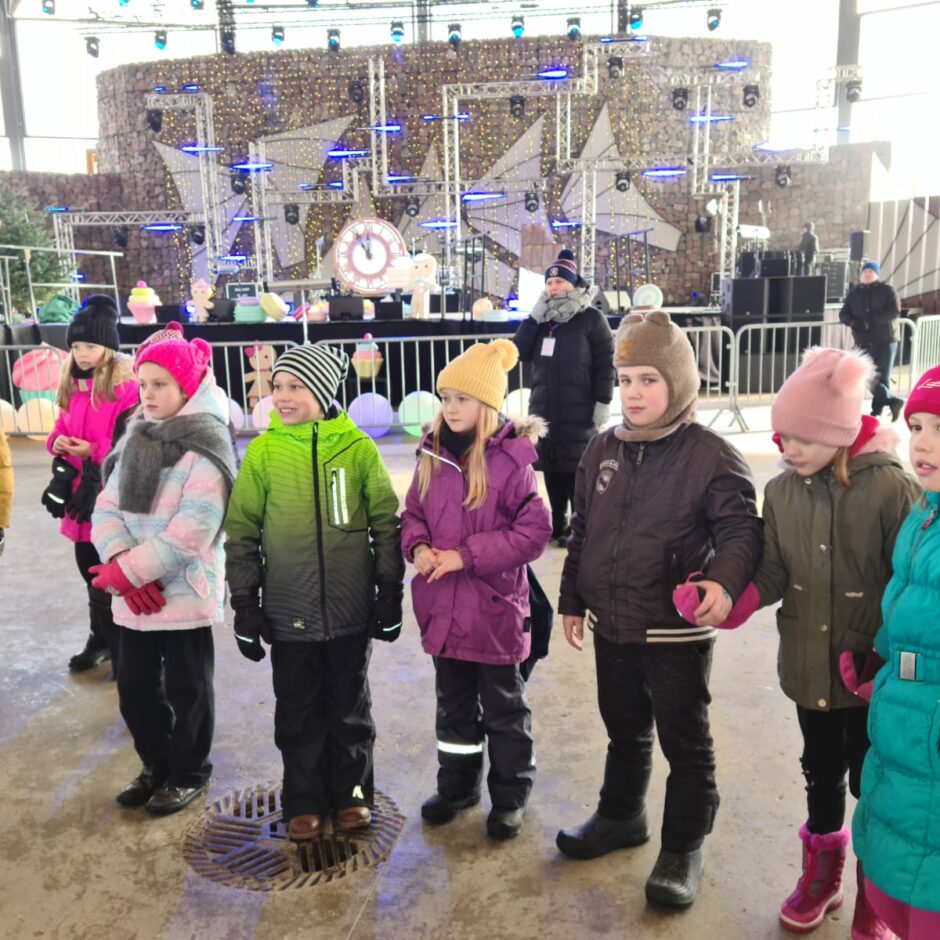 2. un 3.klase Ledus skulptūru festivālā