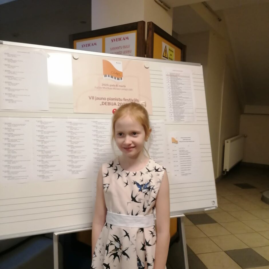 Klavieru skolotāja Sandra Siliņa