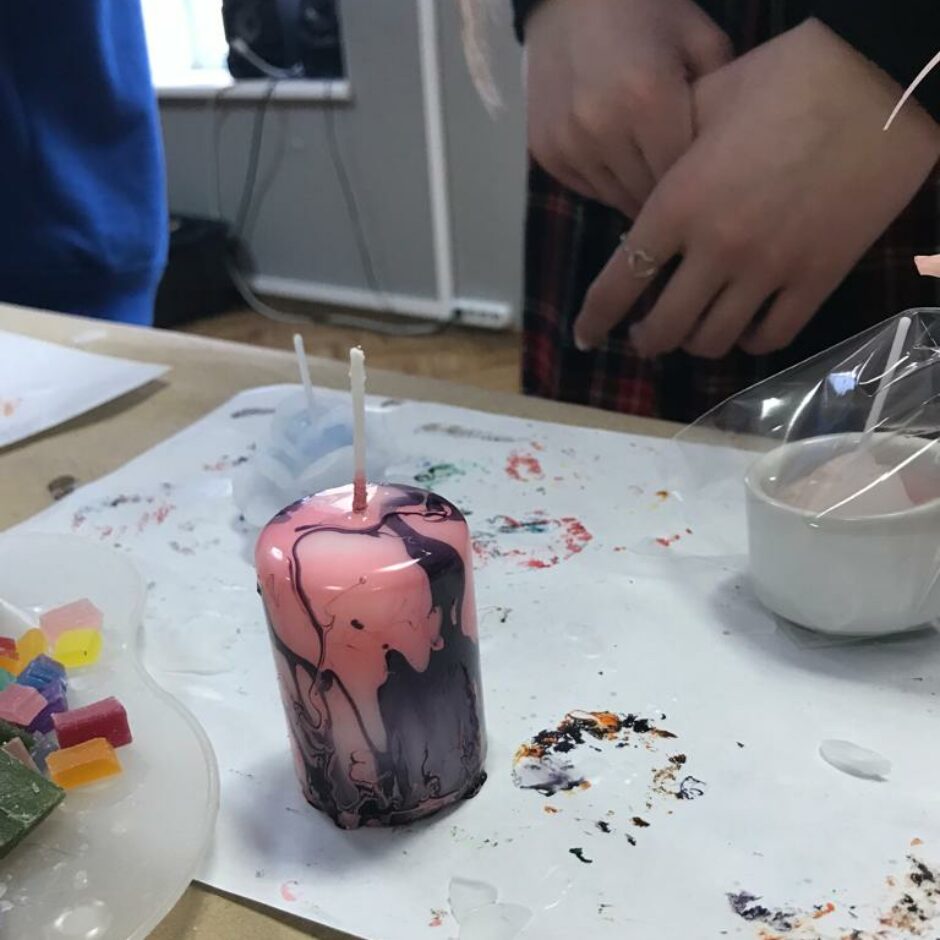 Sveču liešanas meistarklase