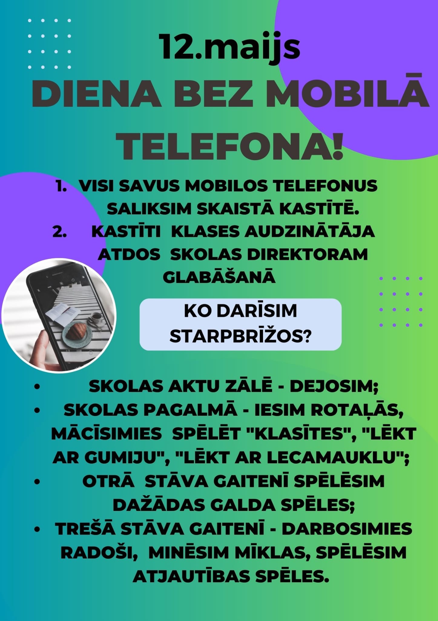 Diena bez mobilajiem telefoniem