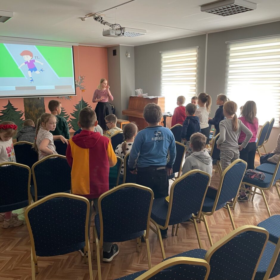 Izglītojošā nodarbībām par traumatisma profilaksi!