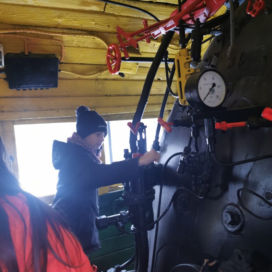 Dzelzceļa muzeja apmeklējums