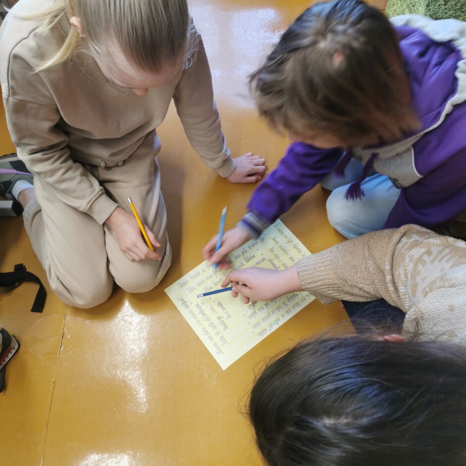 Spēles latviešu valodas stundās