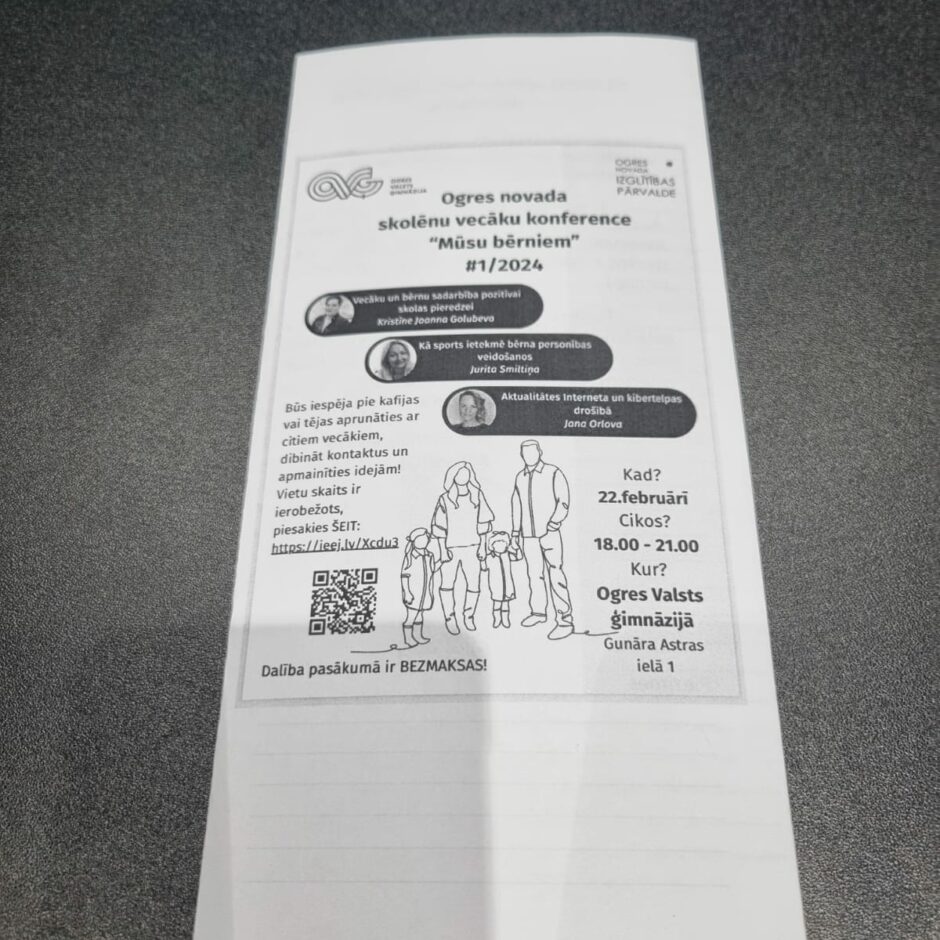 Ogres novada vecāku konference