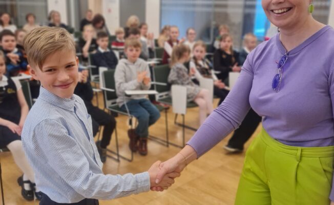 Ogres novada matemātikas un latviešu valodas olimpiādēs