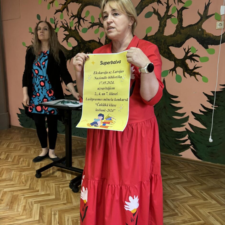 Čaklākā klase lasīšanā - 2024