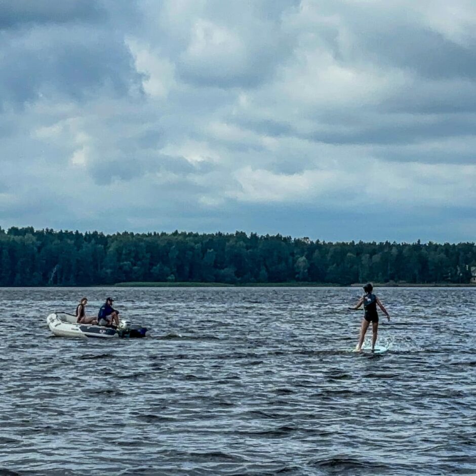Windfoil apmācības jauniešiem