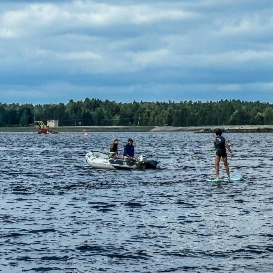 Windfoil apmācības jauniešiem