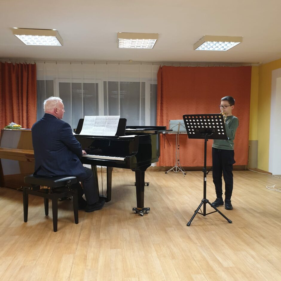 Mūzikas skolas audzēkņi