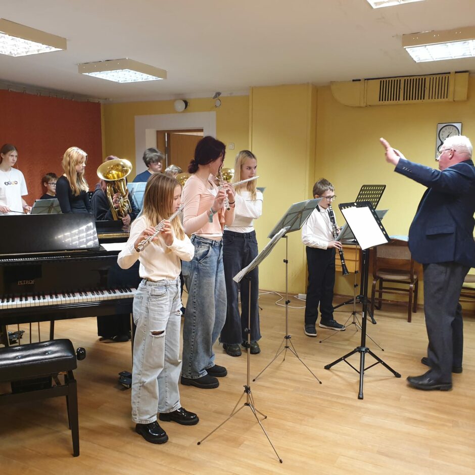 Mūzikas skolas audzēkņi