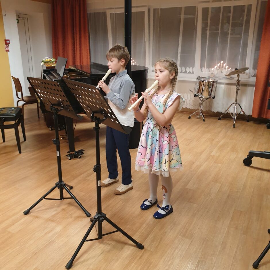 Mūzikas skolas audzēkņi