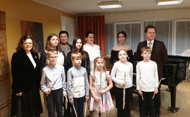 Mūzikas skolas audzēkņi