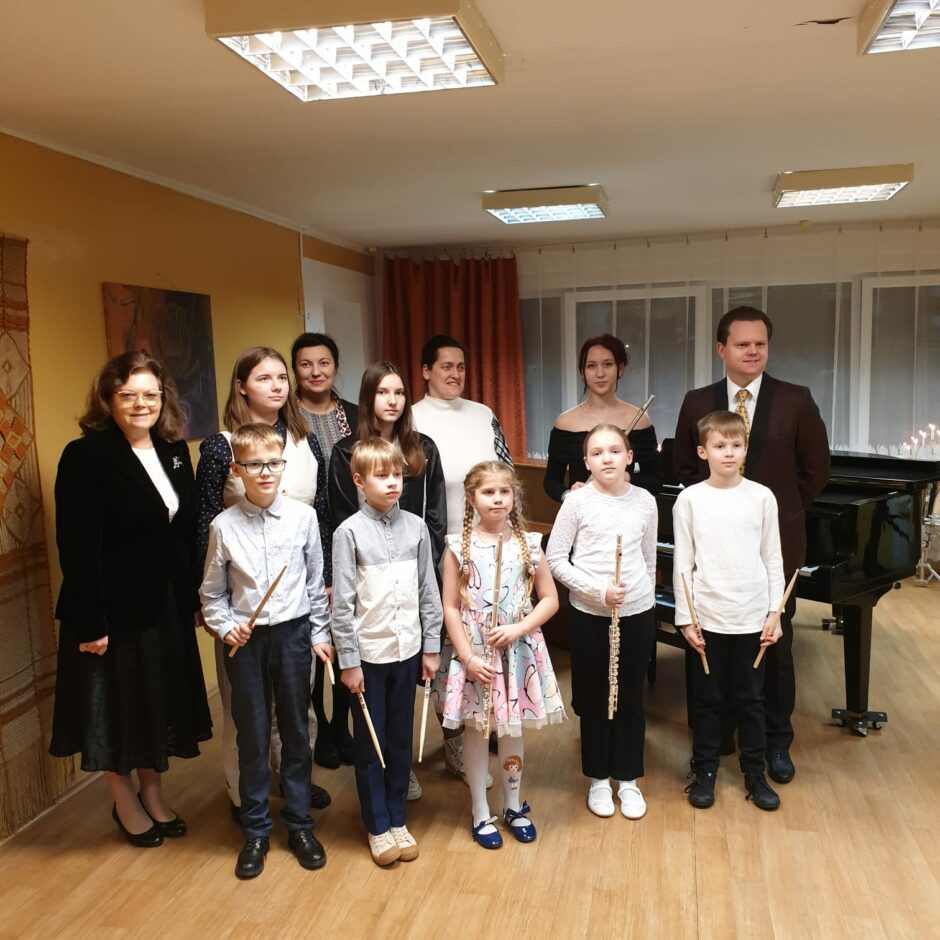 Mūzikas skolas audzēkņi