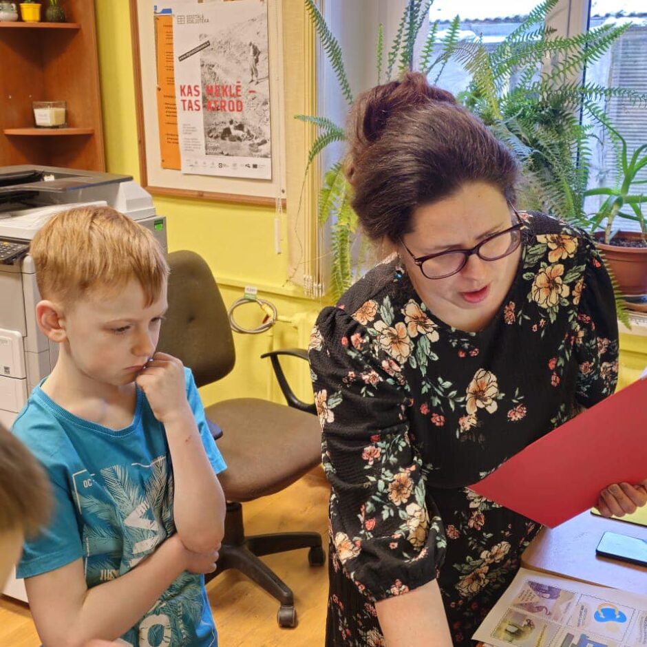 Vizīte bibliotēkā