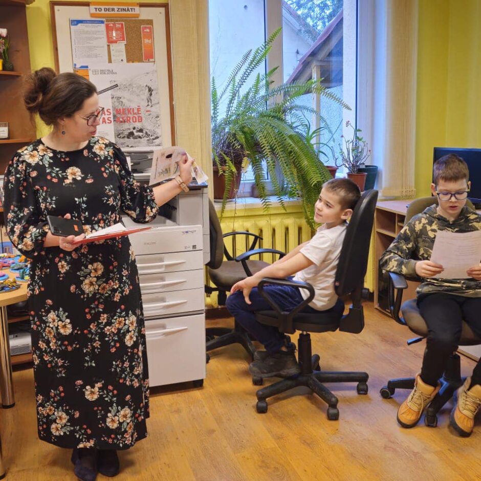 Vizīte bibliotēkā