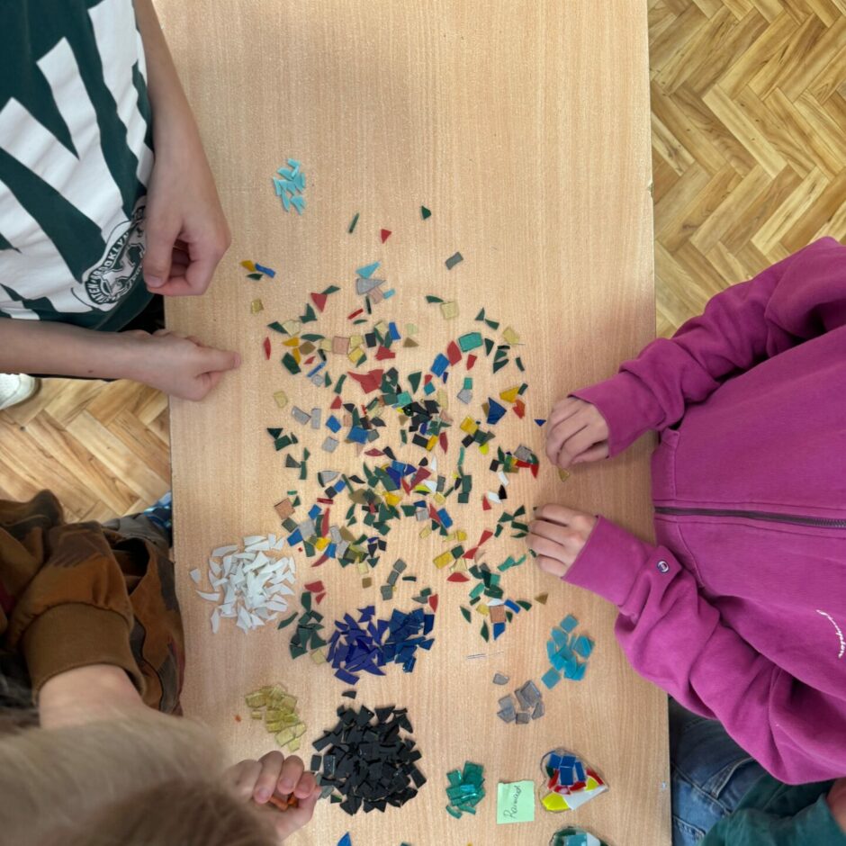 Stikla mākslas nodarbība