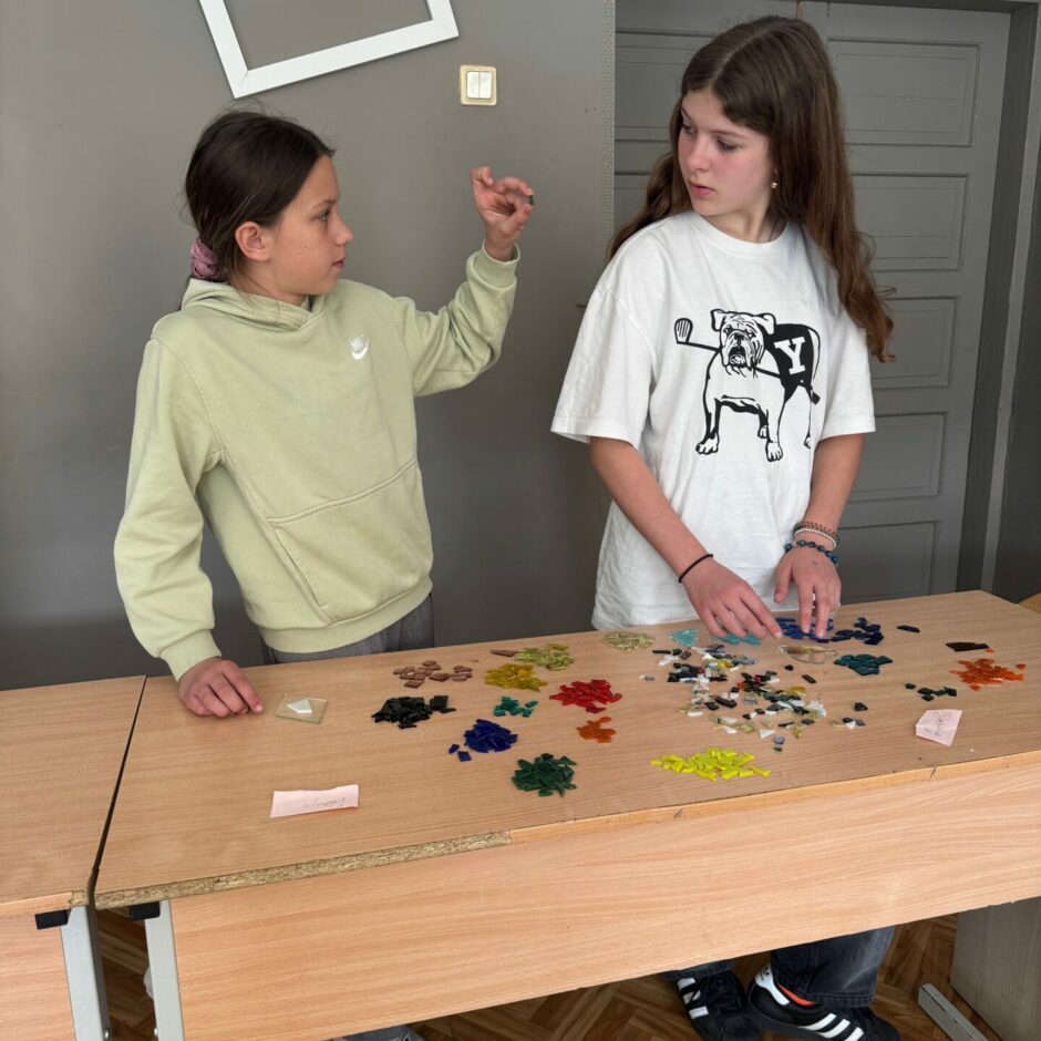 Stikla mākslas nodarbība