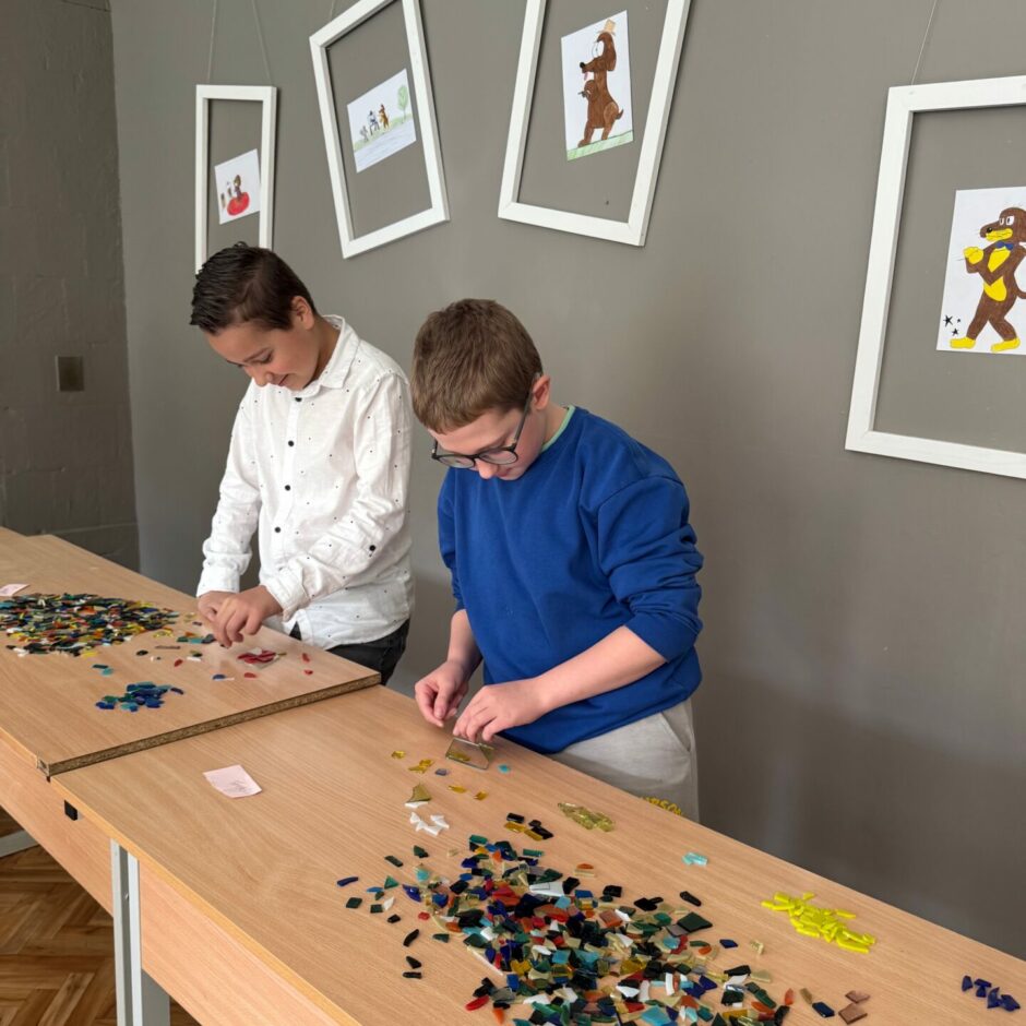 Stikla mākslas nodarbība